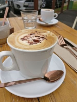 Almond Milk cap, mug at The Sweet Meadow in Echuca