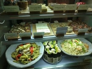 salads and sweets at The Sweet Meadow in Echuca