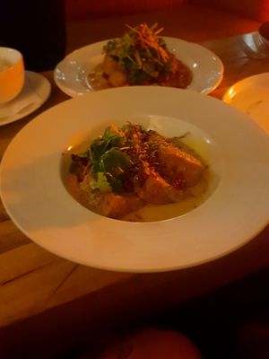 Tofu coconut curry mmmmmm at Mrs Jones in Devonport