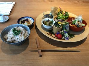 Meal of 18 spring  at Kousagisha Cafe in Kyoto