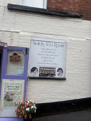   at Violets Tea Rooms in Bridgnorth