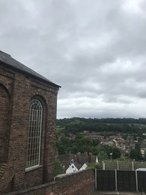 Lovely views  at Violets Tea Rooms in Bridgnorth