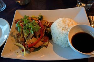 Tofu w/Lemongrass dish at B&T Kafe og mat in Lillehammer