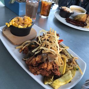 Southern Fried Chick-None (made with Oyster Mushrooms) at V-Eats in Dallas