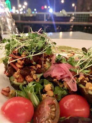 Stuffed avocados at V-Eats in Dallas