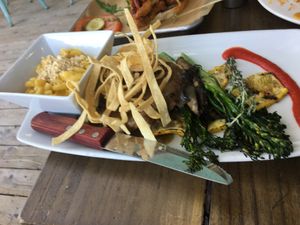 Country fried steak plate  at V-Eats in Dallas