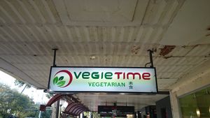 Signage at Veggie Time - Veg Out Time in St Kilda