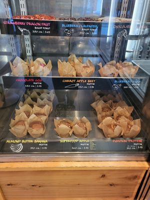 Cakes at Juice Generation - 8th Ave in New York City