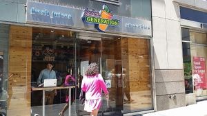 outside at Juice Generation - 8th Ave in New York City