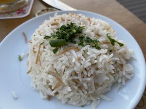 Side of rice  at Mezze Restaurant in Kralendijk