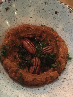 Muhammara at Mezze Restaurant in Kralendijk