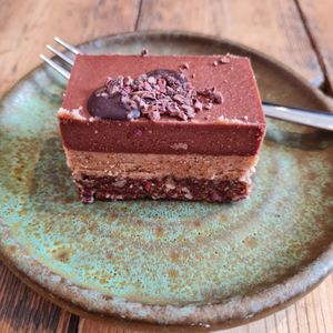 Chocolate treat at Lunchcafe Curcuma in Gouda