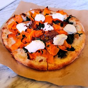 Butternut Squash Pizza at True Food Kitchen in Walnut Creek