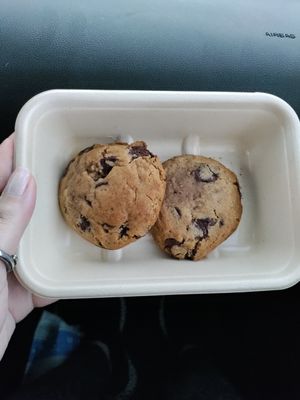 Chocolate chip cookies to go at True Food Kitchen in Walnut Creek