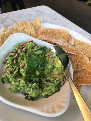 Kale/avo guacamole so good at True Food Kitchen in Walnut Creek