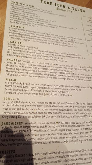 Summer menu at True Food Kitchen in Walnut Creek
