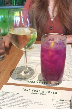 Lavender iced tea was so refreshing!  at True Food Kitchen in Walnut Creek