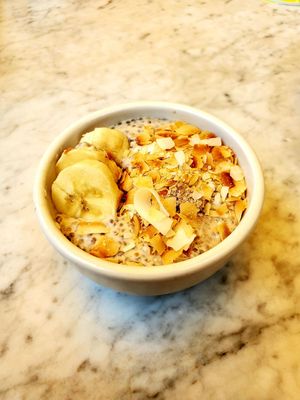 Chia seed pudding at True Food Kitchen in Walnut Creek