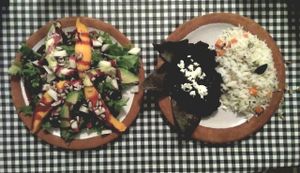 Best salade i ever ate at Cabuche in Oaxaca