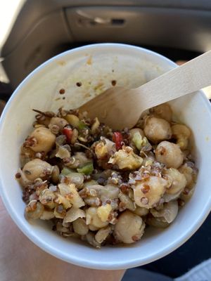 Lentil Quinoa Salad #Veganuary at LUHV Vegan Bistro in Hatboro