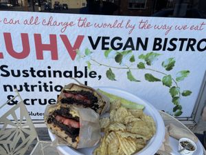 I always get the reuben! 🤣 So good.  at LUHV Vegan Bistro in Hatboro