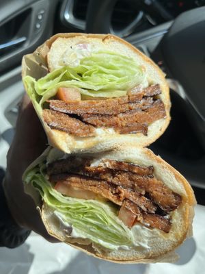 BLT hoagie  at LUHV Vegan Bistro in Hatboro