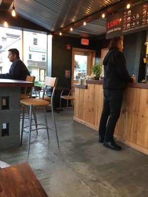 main area at LUHV Vegan Bistro in Hatboro