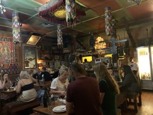 Inside at Himalayan Cafe in New Farm