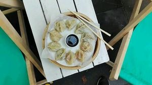 Vegan dim-sum at Parnikowka in Zalesie Gorne