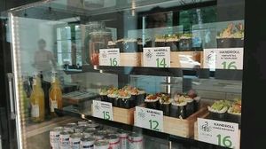 Sushi rolls at Parnikowka in Zalesie Gorne