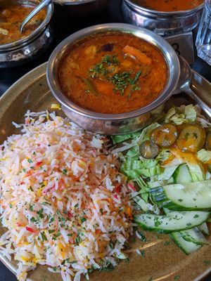 Sabzi Jalfrezi at Shalimar in Reykjavik
