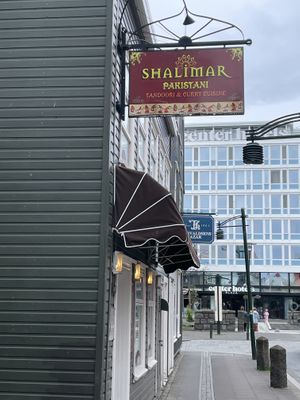 Sign  at Shalimar in Reykjavik