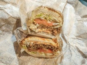 Vegan Meatless Mike at Ike's in Burbank