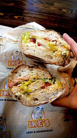 Delicious  at Ike's in Burbank