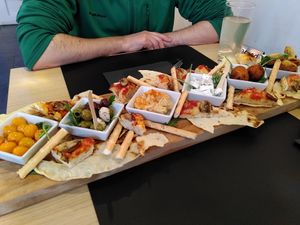 Antipasti at Veni Vidi Vegan in Charleroi