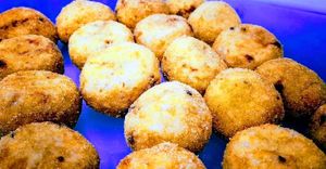 Arancini at Veni Vidi Vegan in Charleroi