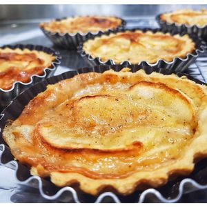 Apple pie  at Veni Vidi Vegan in Charleroi