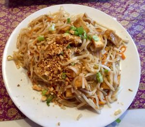 Chaang chef’s noodle special (on vegan menu) at Chaang Thai in Colorado Springs