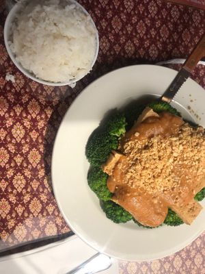 Pa Ram Tofu (Chef Special) at Chaang Thai in Colorado Springs