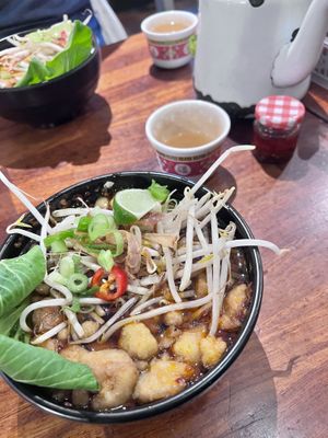Vegan pho   at Hanoi Bike Shop in Glasgow