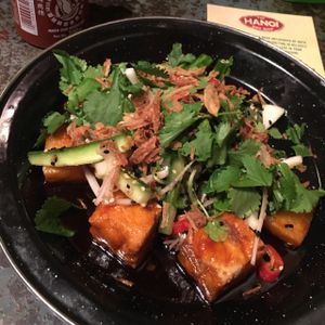 temple tofu at Hanoi Bike Shop in Glasgow