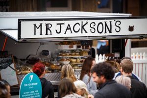 Mr Jackson food truck rocking it at the Tauranga vegan vibes festival.  at Mr Jackson's Plant Based Food Truck in Tauranga