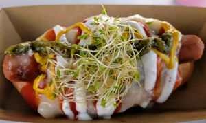 VDog at Mr Jackson's Plant Based Food Truck in Tauranga