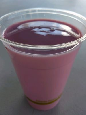 Strawberry Shake at Mr Jackson's Plant Based Food Truck in Tauranga