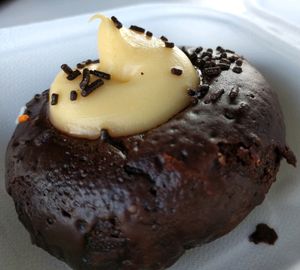 Doughnut at Mr Jackson's Plant Based Food Truck in Tauranga