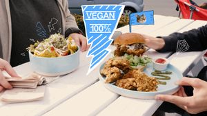 100% vegan  at Mr Jackson's Plant Based Food Truck in Tauranga