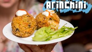 Aranchini  at Mr Jackson's Plant Based Food Truck in Tauranga