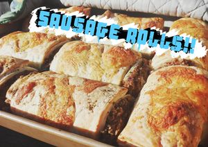 Sausage rolls  at Mr Jackson's Plant Based Food Truck in Tauranga