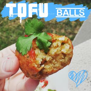 Tofu balls  at Mr Jackson's Plant Based Food Truck in Tauranga