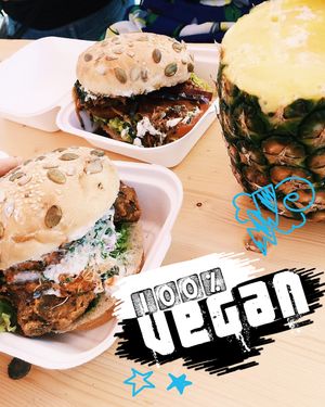 100% vegan   at Mr Jackson's Plant Based Food Truck in Tauranga